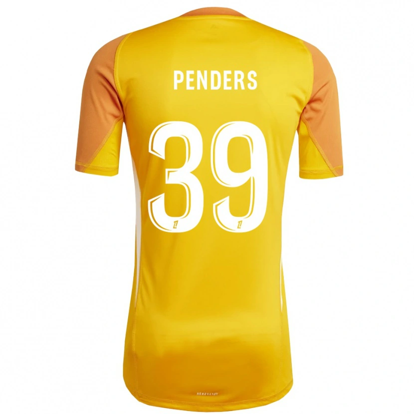 Danxen Criança Mike Penders #39 Laranja Branco Camisola Guarda-Redes 2025/26 Camisa