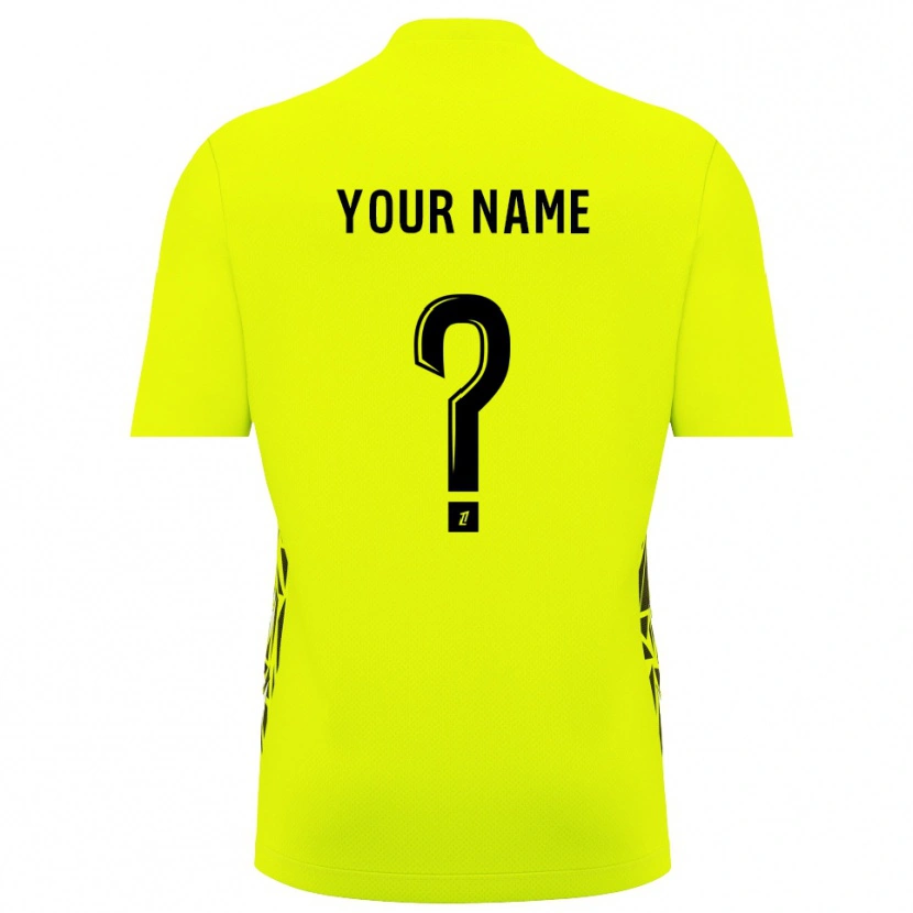 Danxen Criança AJ Auxerre Verde Fluorescente Camisola Guarda-Redes 2025/26 Camisa