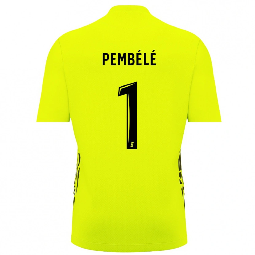 Danxen Criança Willange Pembélé #1 Verde Fluorescente Camisola Guarda-Redes 2025/26 Camisa