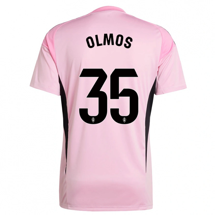 Danxen Criança Lucas Olmos #35 Rosa Claro Preto Camisola Guarda-Redes 2025/26 Camisa