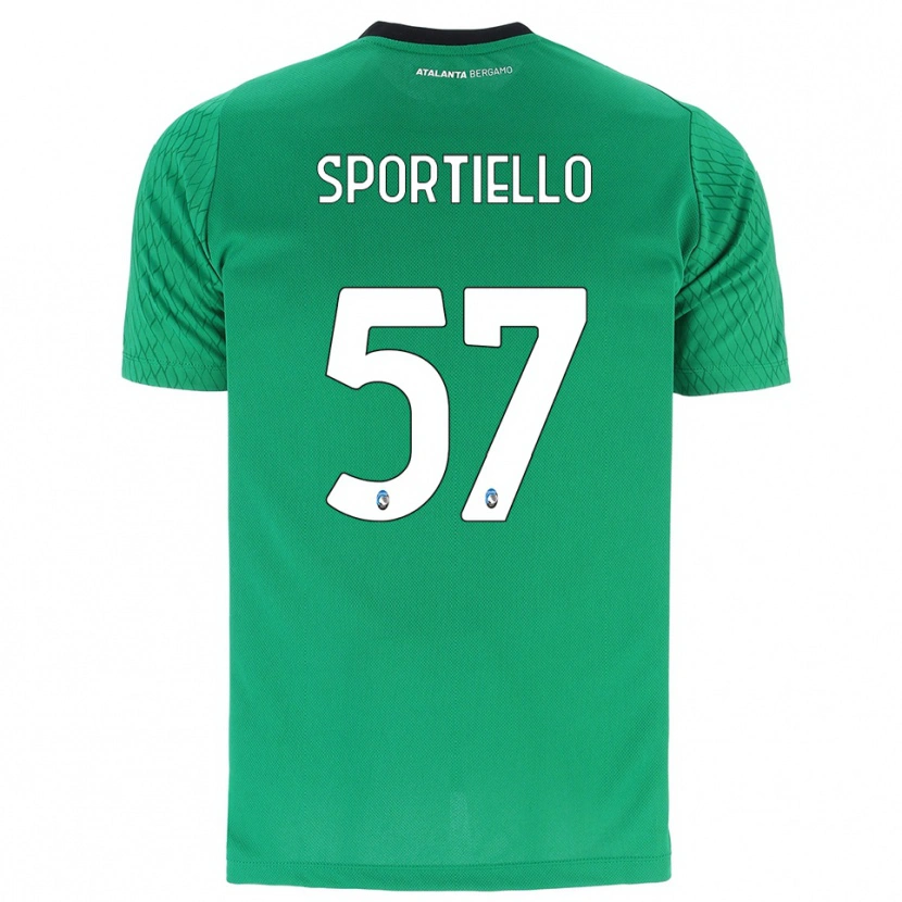 Danxen Criança Marco Sportiello #57 Verde Esmeralda Camisola Guarda-Redes 2025/26 Camisa