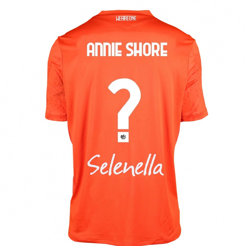Danxen Criança Margot Annie Shore #0 Laranja Preto Branco Camisola Guarda-Redes 2025/26 Camisa