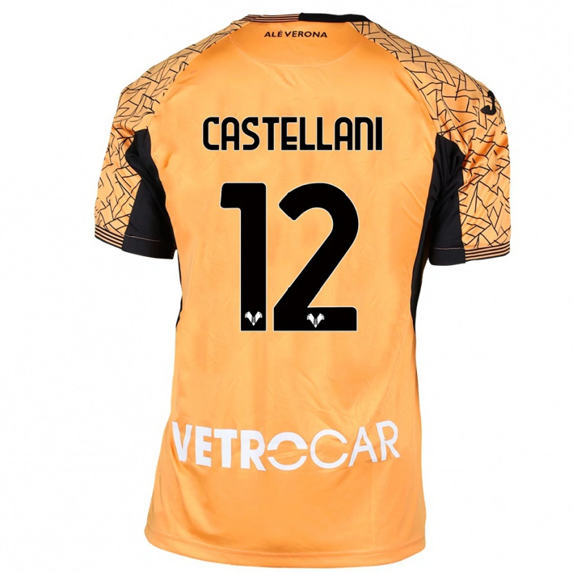 Danxen Criança Zeno Castellani #12 Preto Laranja Branco Camisola Guarda-Redes 2025/26 Camisa