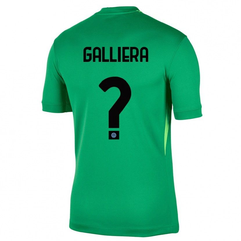 Danxen Criança Carlo Galliera #0 Verde Claro Preto Camisola Guarda-Redes 2025/26 Camisa