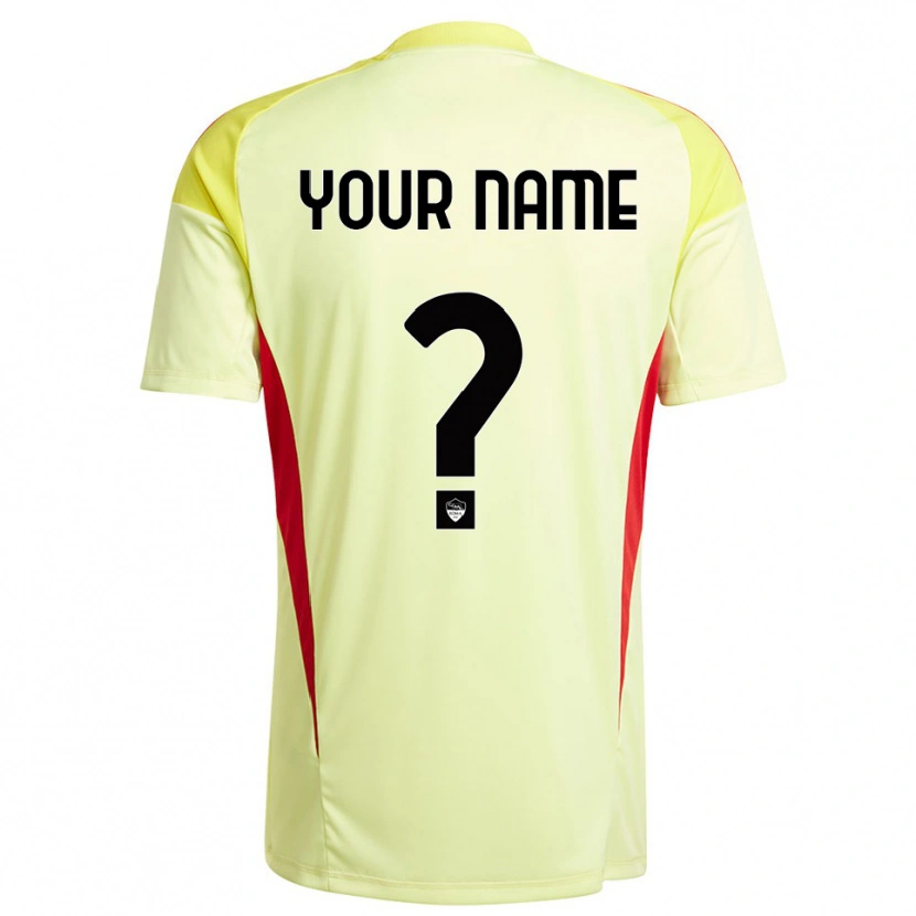 Danxen Criança AS Roma Laranja Amarelo Claro Camisola Guarda-Redes 2025/26 Camisa