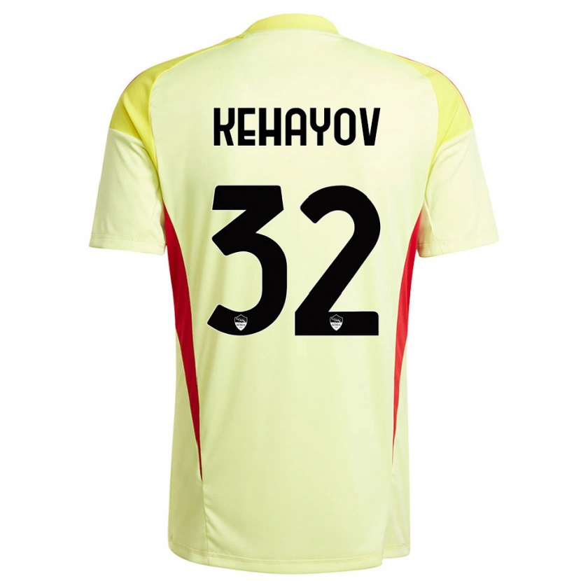 Danxen Criança Atanas Kehayov #32 Laranja Amarelo Claro Camisola Guarda-Redes 2025/26 Camisa