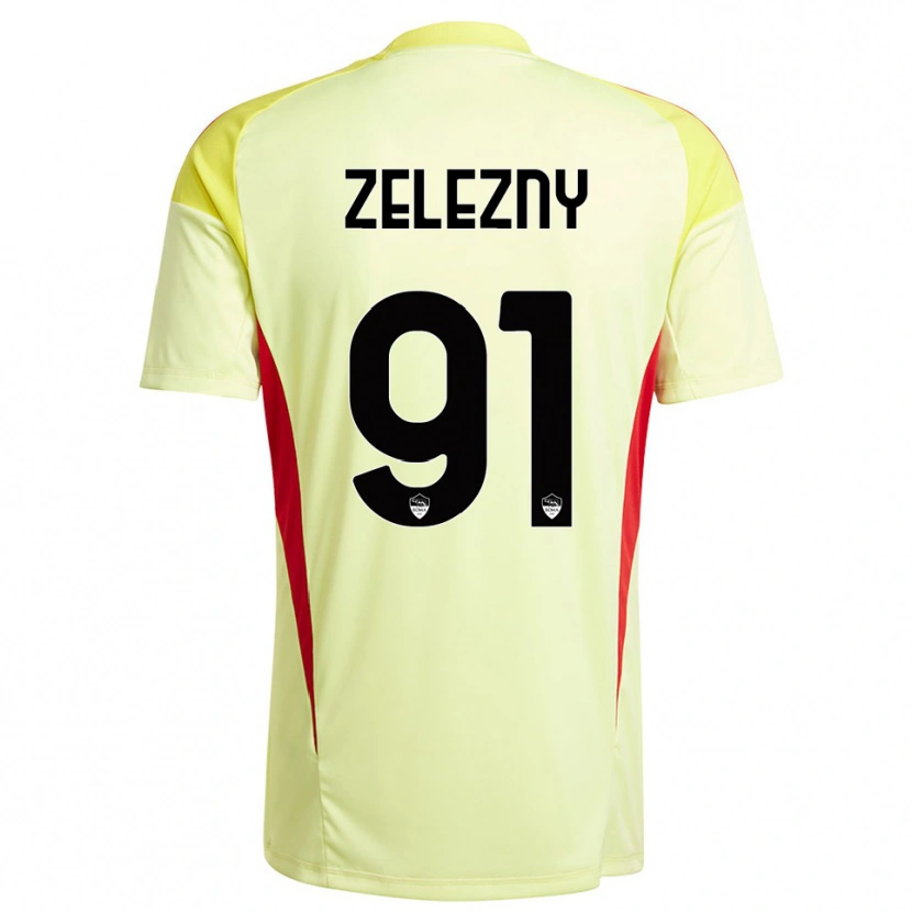 Danxen Criança Radoslaw Zelezny #91 Laranja Amarelo Claro Camisola Guarda-Redes 2025/26 Camisa
