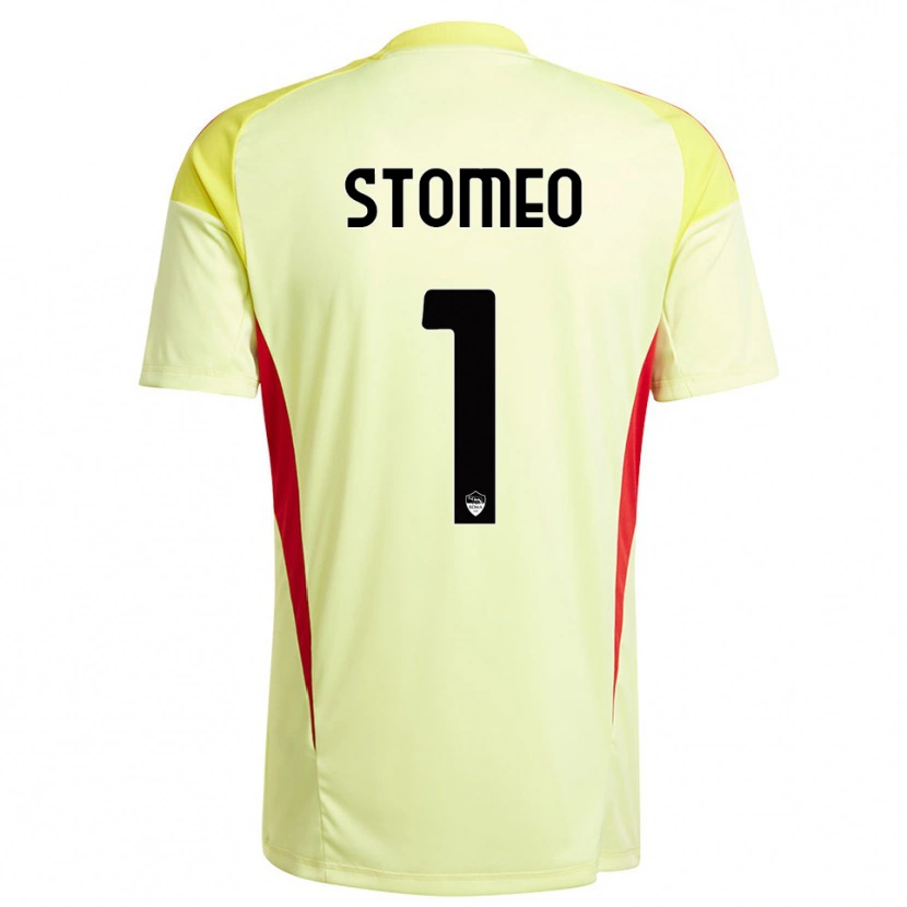 Danxen Criança Giorgio Stomeo #1 Laranja Amarelo Claro Camisola Guarda-Redes 2025/26 Camisa