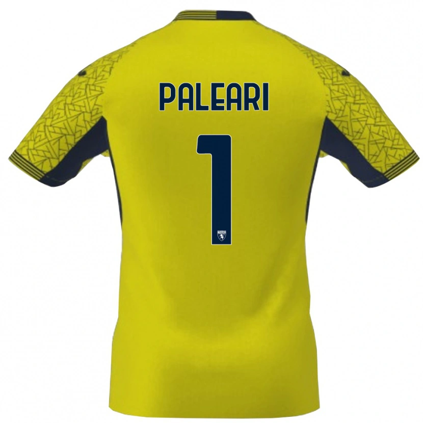 Danxen Criança Alberto Paleari #1 Preto Amarelo Camisola Guarda-Redes 2025/26 Camisa