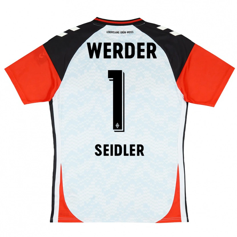 Danxen Criança Calvin Seidler #1 Amarelo Vermelho Preto Camisola Guarda-Redes 2025/26 Camisa