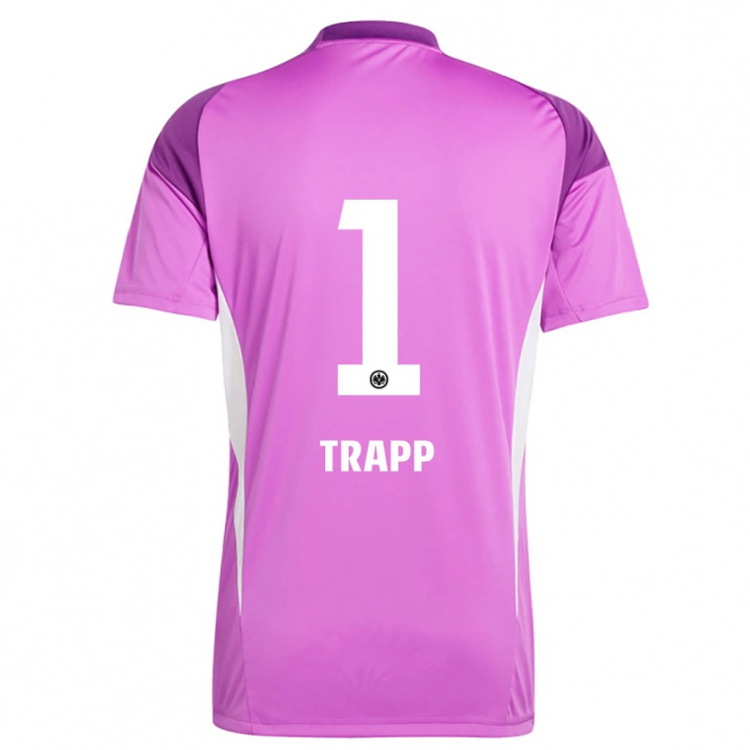 Danxen Criança Kevin Trapp #1 Branco Lilás Camisola Guarda-Redes 2025/26 Camisa