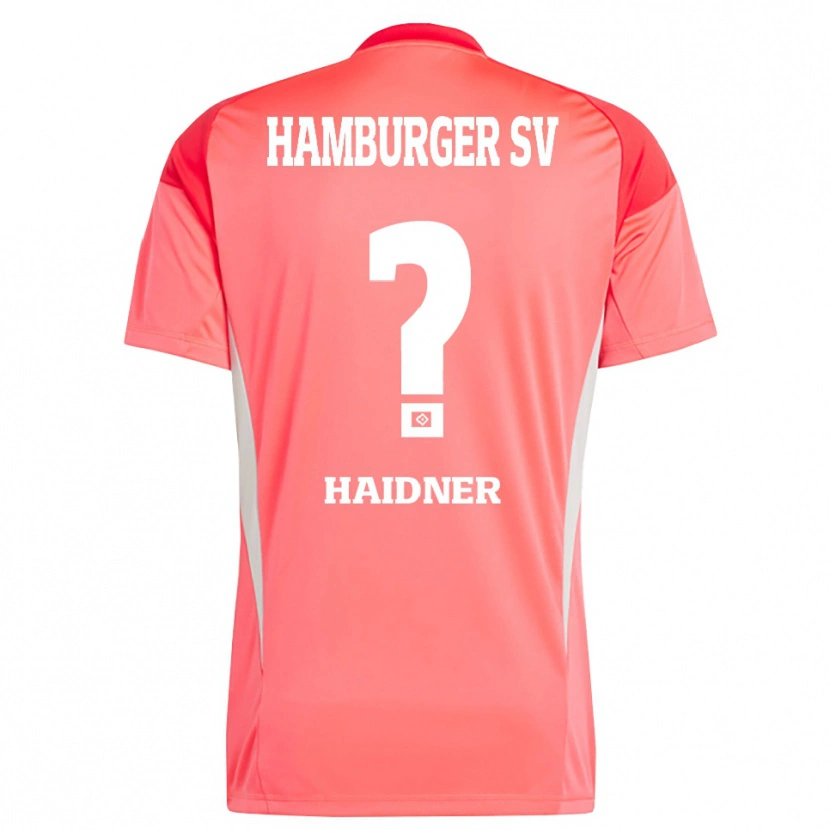 Danxen Criança Larissa Haidner #0 Laranja Vermelho Camisola Guarda-Redes 2025/26 Camisa