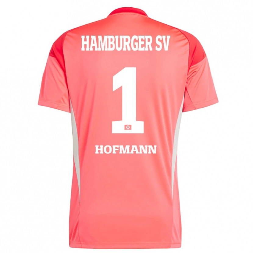 Danxen Criança Tobias Hofmann #1 Laranja Vermelho Camisola Guarda-Redes 2025/26 Camisa