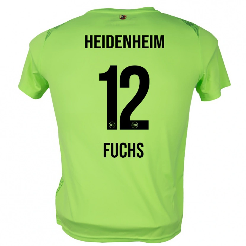 Danxen Criança Celine Fuchs #12 Verde Pálido Camisola Guarda-Redes 2025/26 Camisa