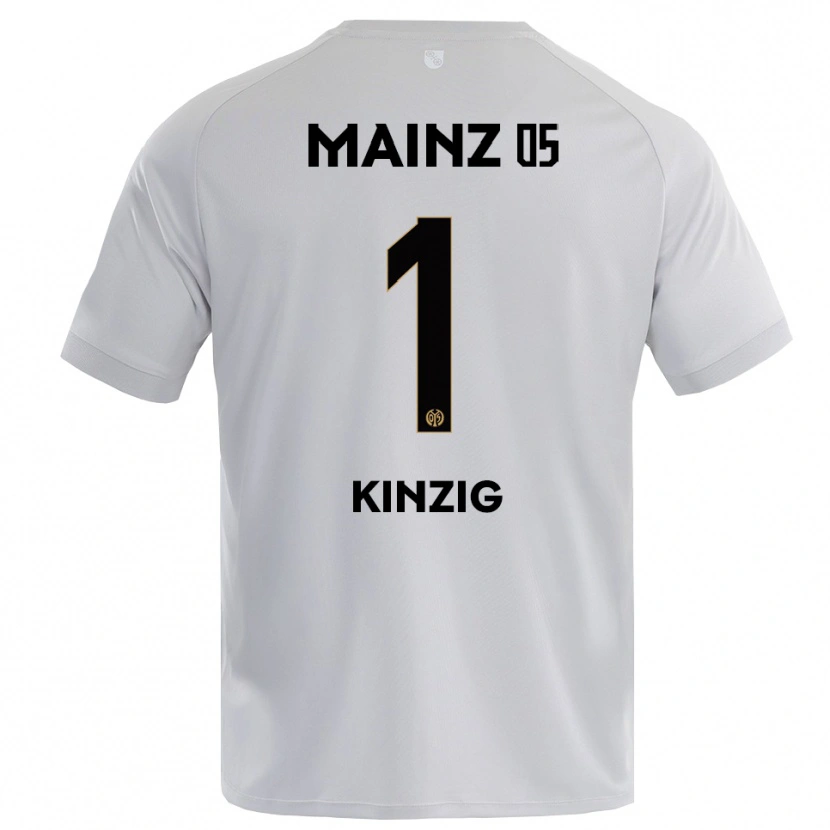 Danxen Criança Maximilian Kinzig #1 Azul Cinza Claro Camisola Guarda-Redes 2025/26 Camisa