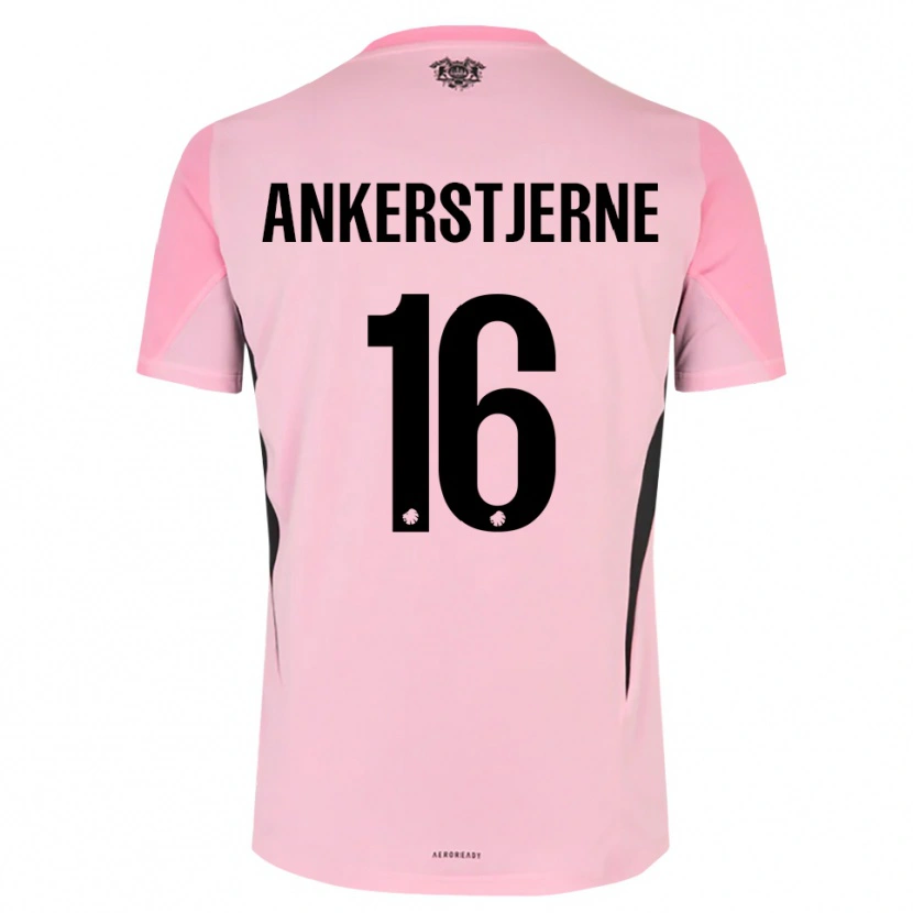 Danxen Criança Ida Ankerstjerne #16 Preto Rosa Camisola Guarda-Redes 2025/26 Camisa
