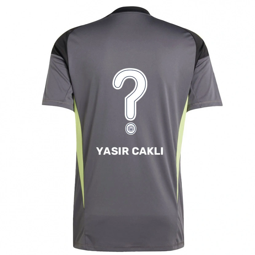 Danxen Criança Ali Yasir Caklı #0 Preto Cinza Escuro Camisola Guarda-Redes 2025/26 Camisa