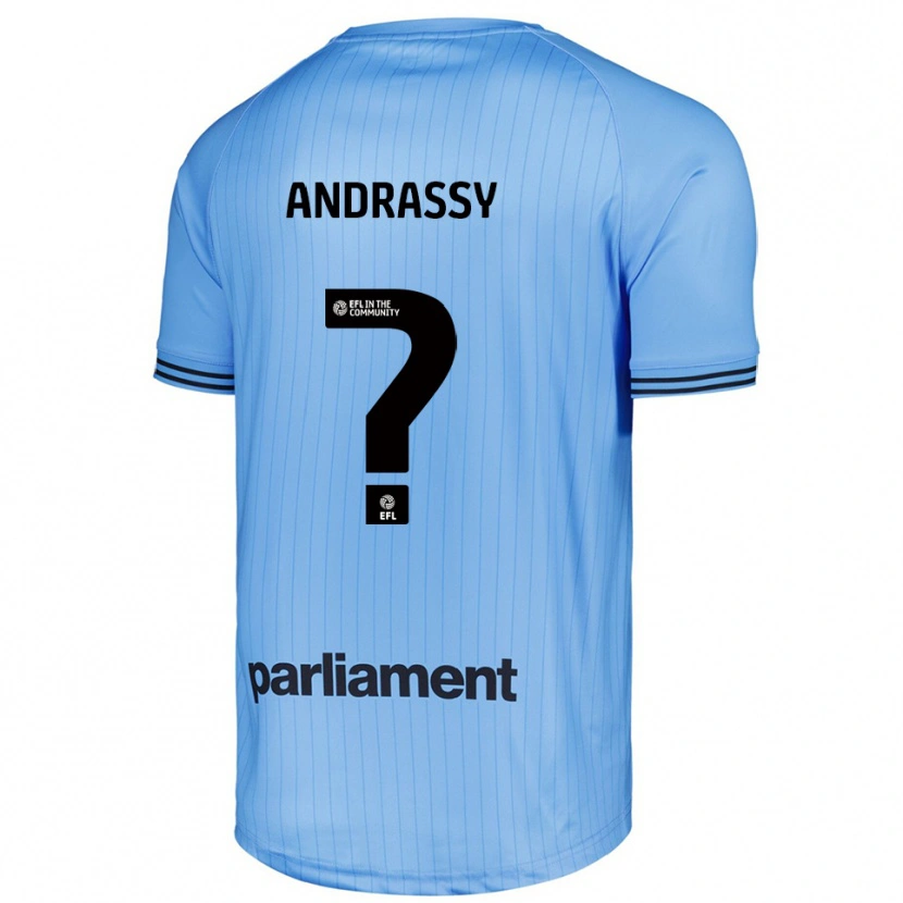 Danxen Homem Oliver Andrassy #0 Azul Celeste Claro Camisola Guarda-Redes 2025/26 Camisa