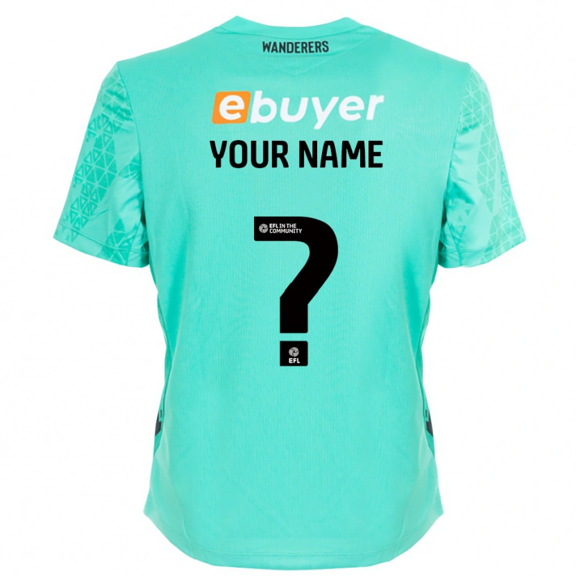 Danxen Homem Bolton Wanderers Preto Aqua Camisola Guarda-Redes 2025/26 Camisa