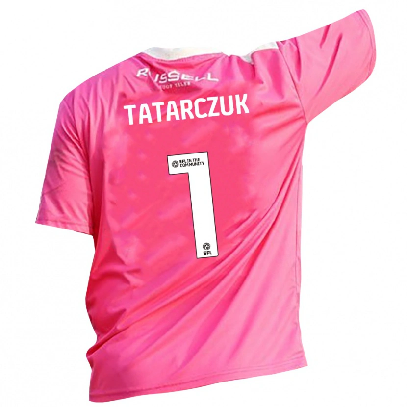Danxen Homem Olena Tatarczuk #1 Rosa Rose Camisola Guarda-Redes 2025/26 Camisa
