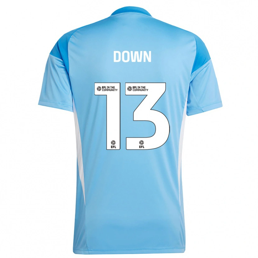 Danxen Homem Sam Down #13 Azul Celeste Camisola Guarda-Redes 2025/26 Camisa