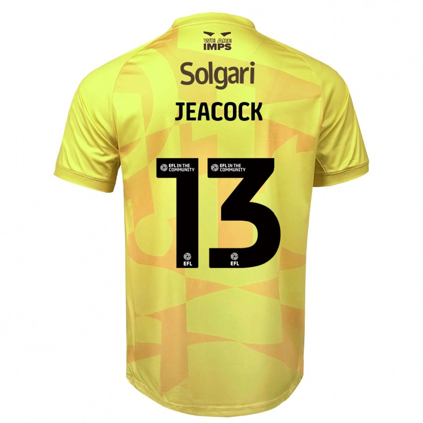Danxen Homem Zach Jeacock #13 Preto Amarelo Camisola Guarda-Redes 2025/26 Camisa