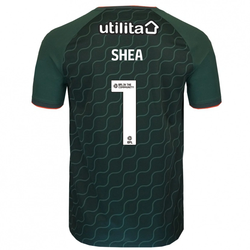 Danxen Homem James Shea #1 Verde Escuro Camisola Guarda-Redes 2025/26 Camisa