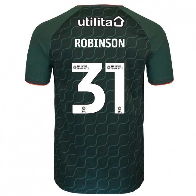 Danxen Homem Leah Robinson #31 Verde Escuro Camisola Guarda-Redes 2025/26 Camisa