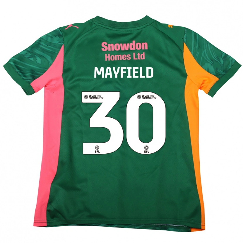 Danxen Homem Holly Mayfield #30 Rosa Verde Escuro Camisola Guarda-Redes 2025/26 Camisa