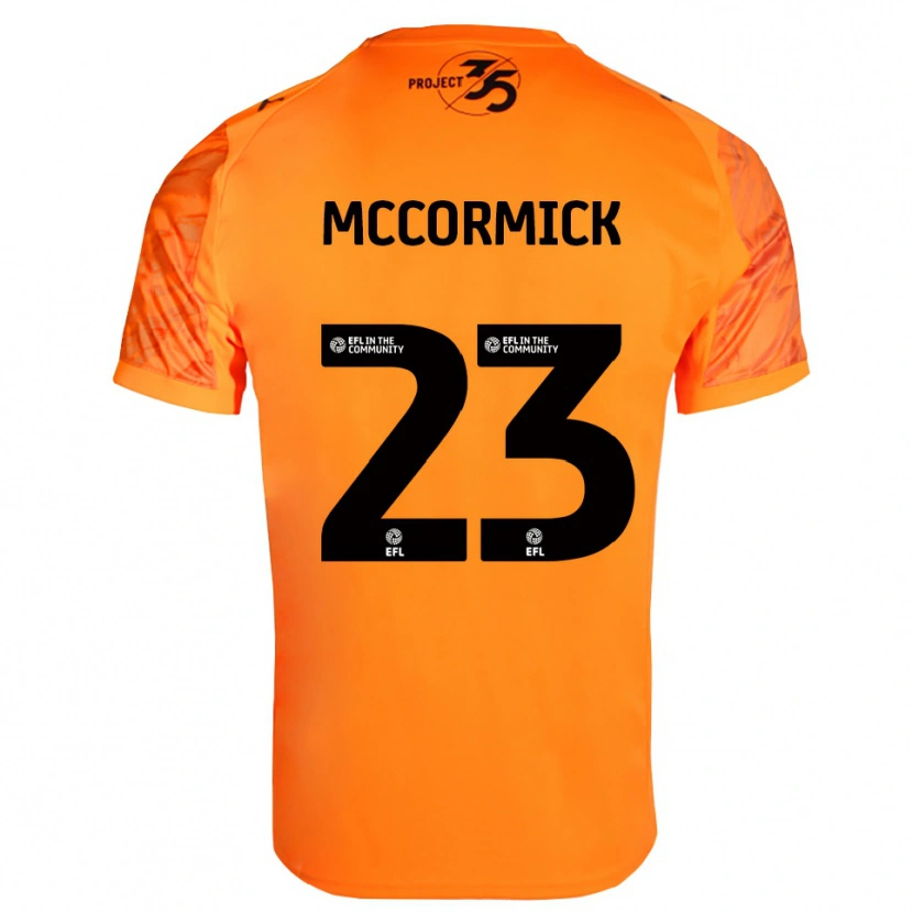 Danxen Homem Leo McCormick #23 Preto Laranja Camisola Guarda-Redes 2025/26 Camisa