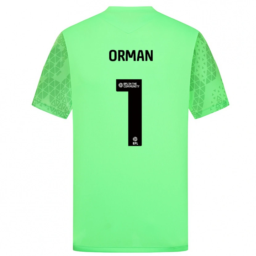 Danxen Homem Emily Orman #1 Verde Claro Camisola Guarda-Redes 2025/26 Camisa