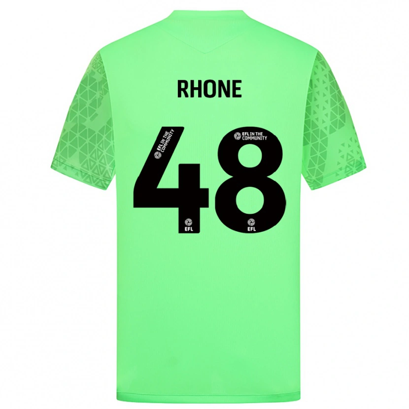 Danxen Homem Matthew Rowley #48 Verde Claro Camisola Guarda-Redes 2025/26 Camisa