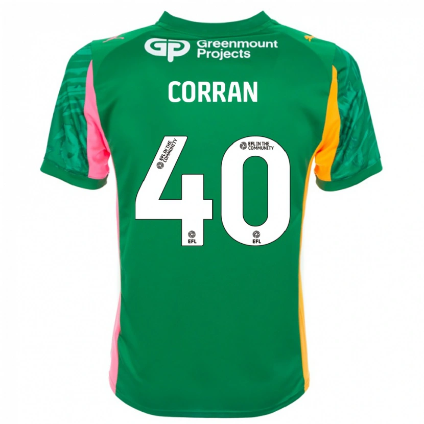 Danxen Homem Matthew Corran #40 Laranja Verde Rosa Camisola Guarda-Redes 2025/26 Camisa