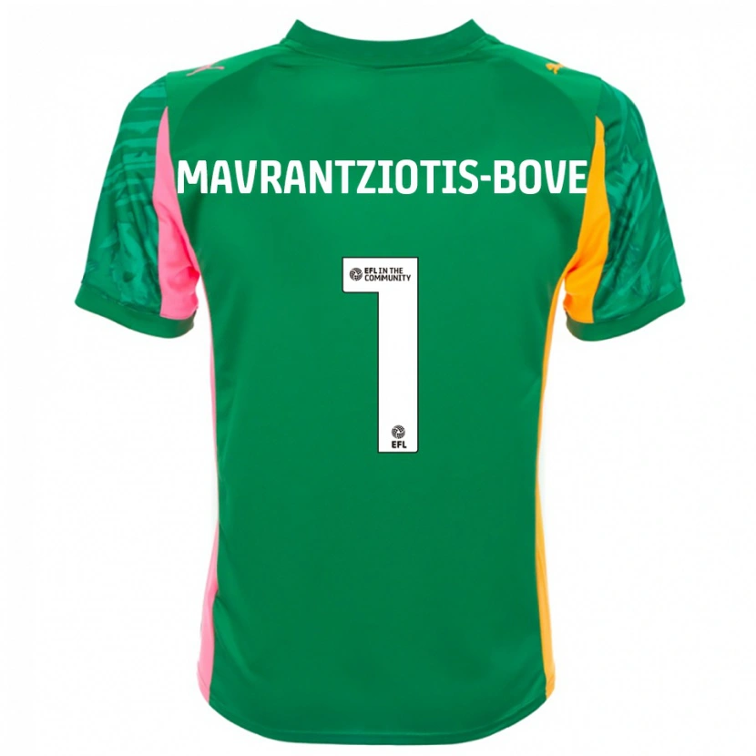Danxen Homem Kane Mavrantziotis-Bove #1 Branco Verde Rosa Camisola Guarda-Redes 2025/26 Camisa