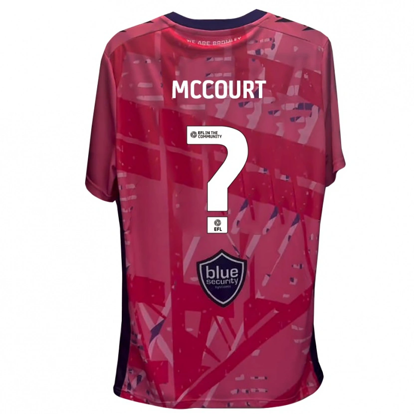Danxen Homem Ryan McCourt #0 Branco Rosa Camisola Guarda-Redes 2025/26 Camisa