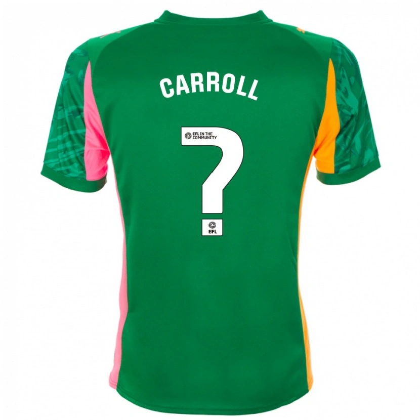 Danxen Homem Rhianne Carroll #0 Laranja Verde Rosa Camisola Guarda-Redes 2025/26 Camisa