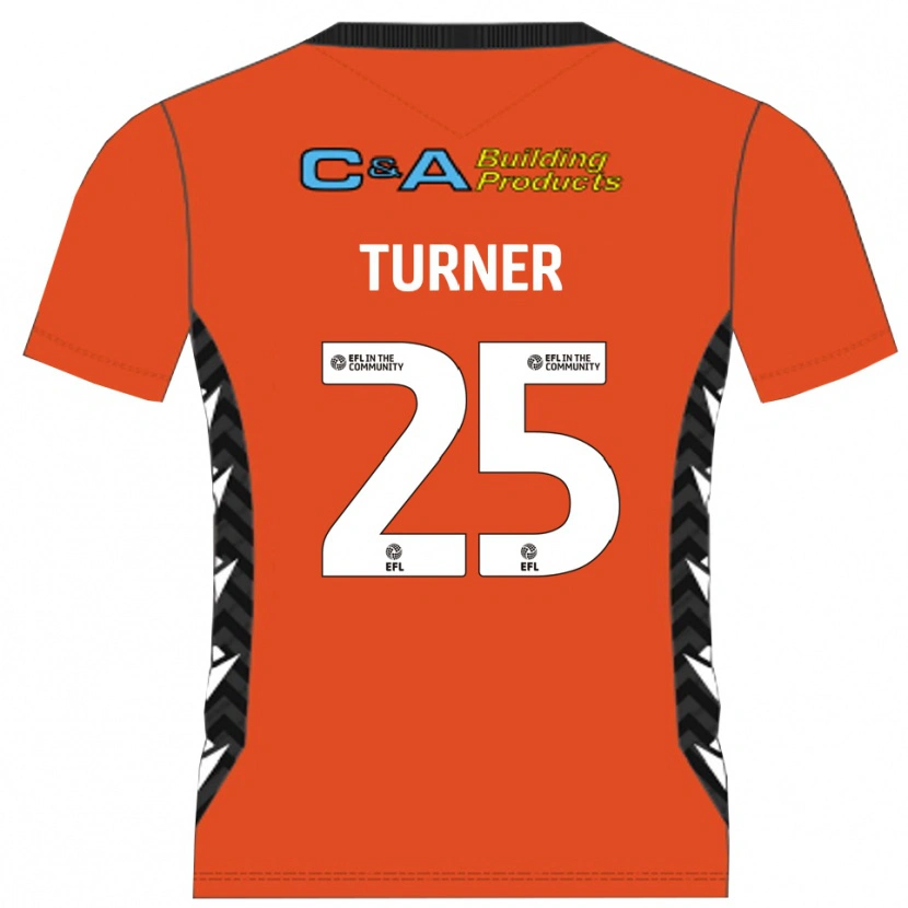 Danxen Homem Jake Turner #25 Preto Laranja Camisola Guarda-Redes 2025/26 Camisa