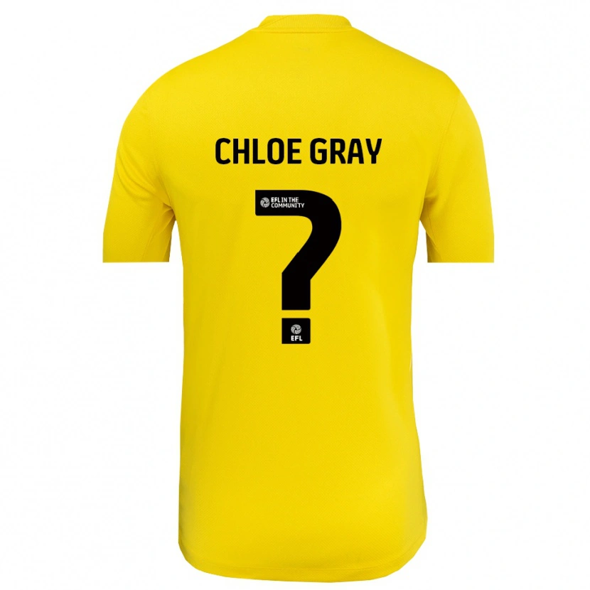 Danxen Homem Chloe Gray #0 Preto Amarelo Camisola Guarda-Redes 2025/26 Camisa