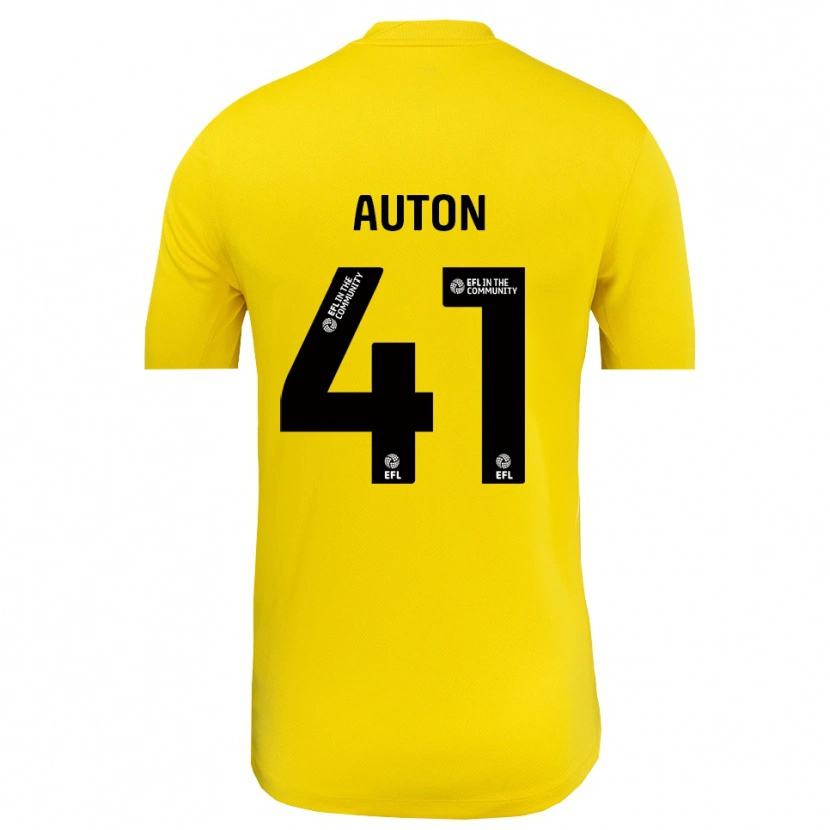 Danxen Homem Sebastian Auton #41 Preto Amarelo Camisola Guarda-Redes 2025/26 Camisa