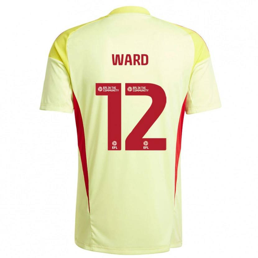 Danxen Homem Lewis Ward #12 Amarelo Pálido Camisola Guarda-Redes 2025/26 Camisa