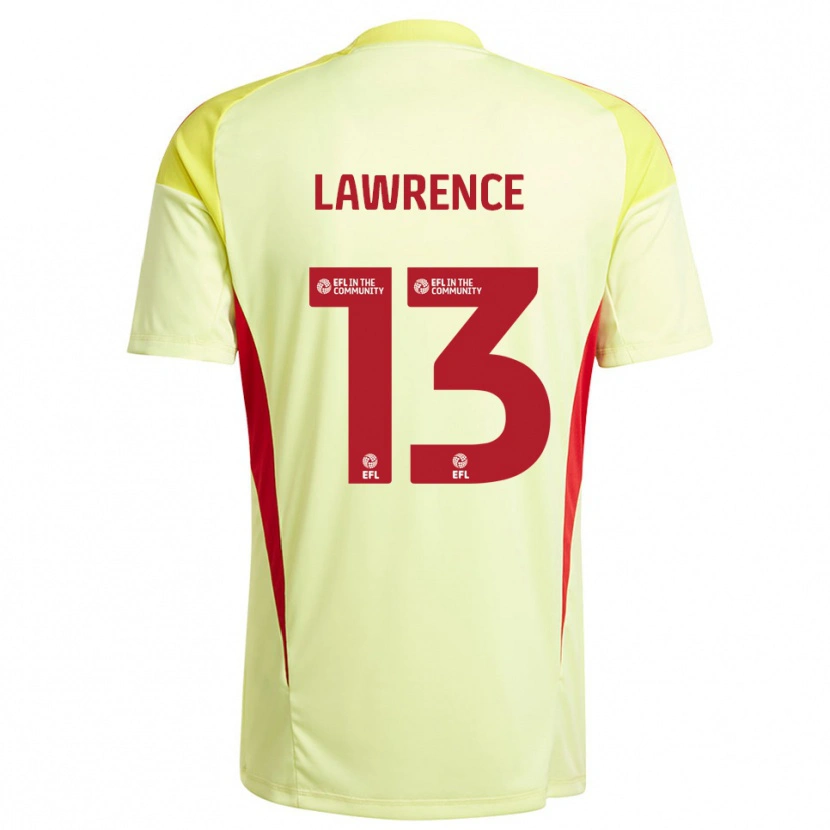 Danxen Homem Charlie Lawrence #13 Amarelo Pálido Camisola Guarda-Redes 2025/26 Camisa