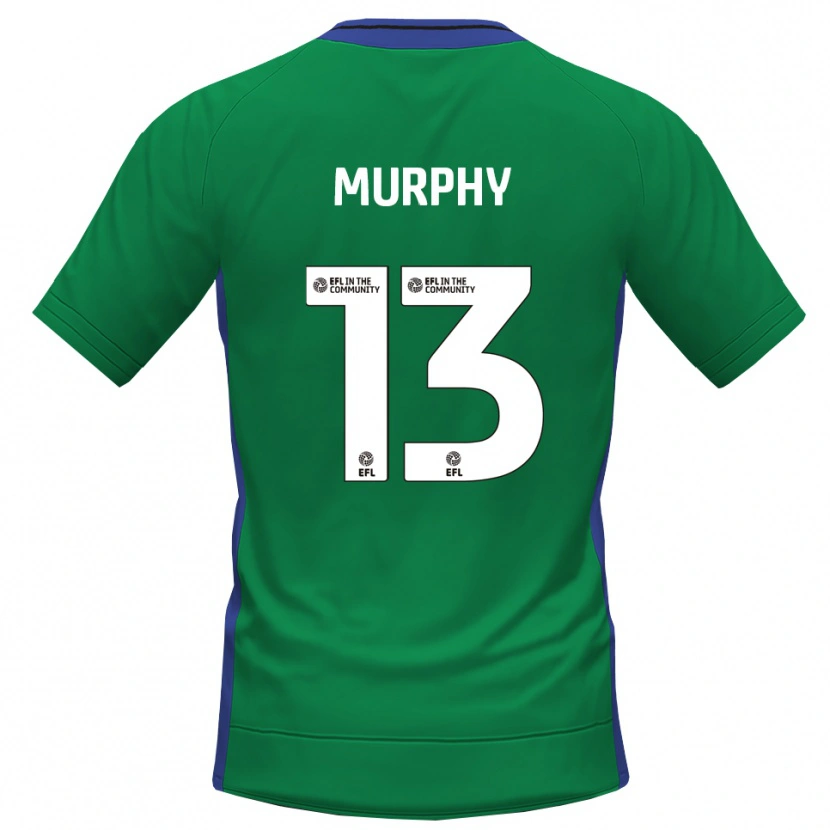 Danxen Homem Joe Murphy #13 Azul Verde Camisola Guarda-Redes 2025/26 Camisa