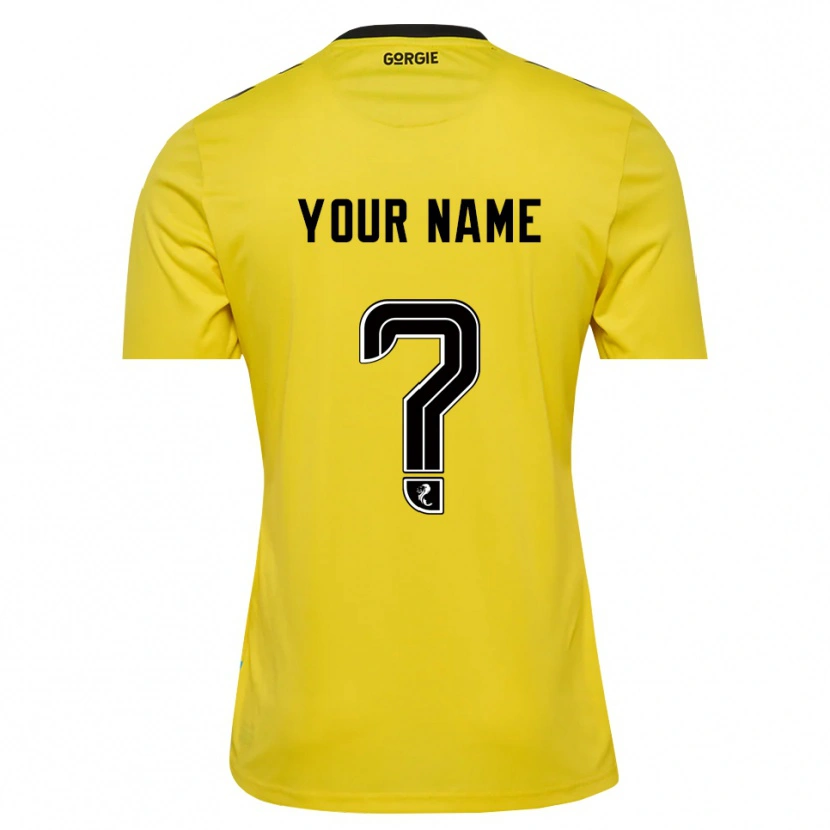 Danxen Homem Heart of Midlothian Preto Vermelho Amarelo Camisola Guarda-Redes 2025/26 Camisa