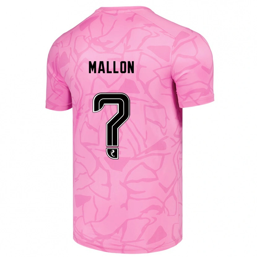 Danxen Homem Ryan Mallon #0 Preto Rosa Camisola Guarda-Redes 2025/26 Camisa