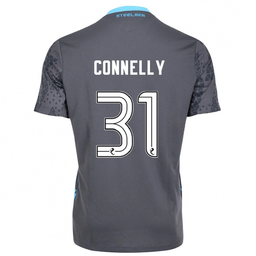 Danxen Homem Matty Connelly #31 Branco Cinza Camisola Guarda-Redes 2025/26 Camisa