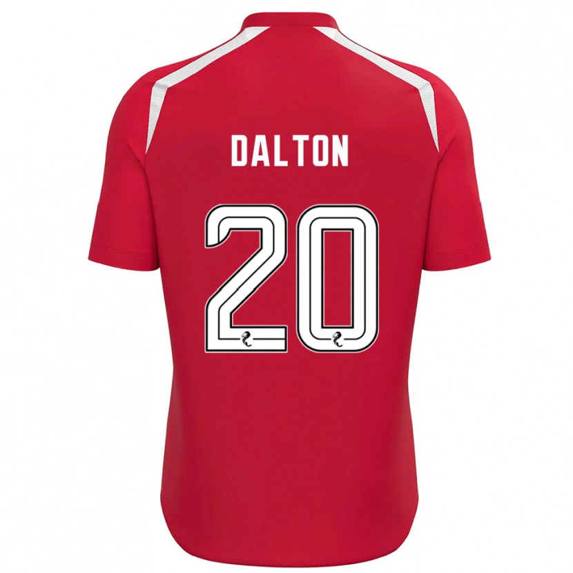 Danxen Homem Sean Dalton #20 Branco Vermelho Camisola Guarda-Redes 2025/26 Camisa