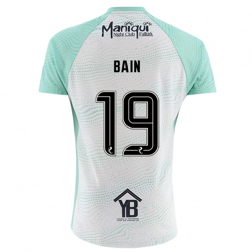 Danxen Homem Scott Bain #19 Preto Branco Camisola Guarda-Redes 2025/26 Camisa