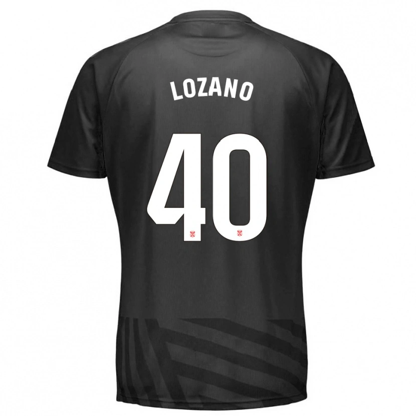 Danxen Homem Gabriel Lozano #40 Cinza Preto Camisola Guarda-Redes 2025/26 Camisa