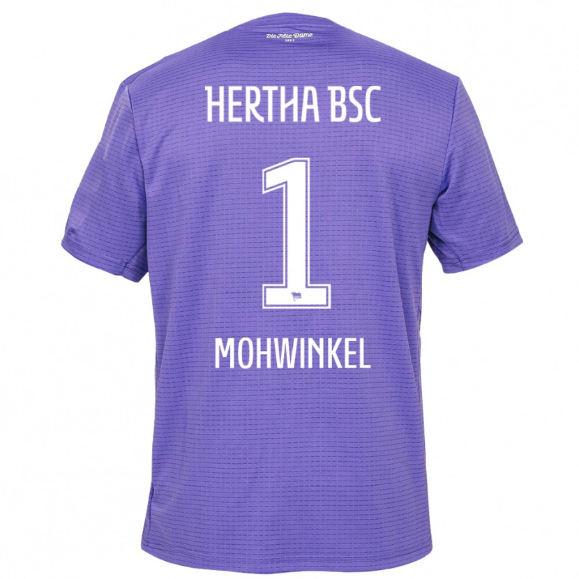 Danxen Homem Maximilian Mohwinkel #1 Roxo Branco Camisola Guarda-Redes 2025/26 Camisa
