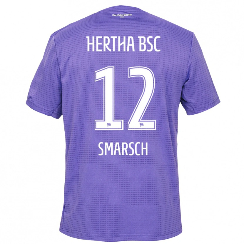 Danxen Homem Dennis Smarsch #12 Roxo Branco Camisola Guarda-Redes 2025/26 Camisa